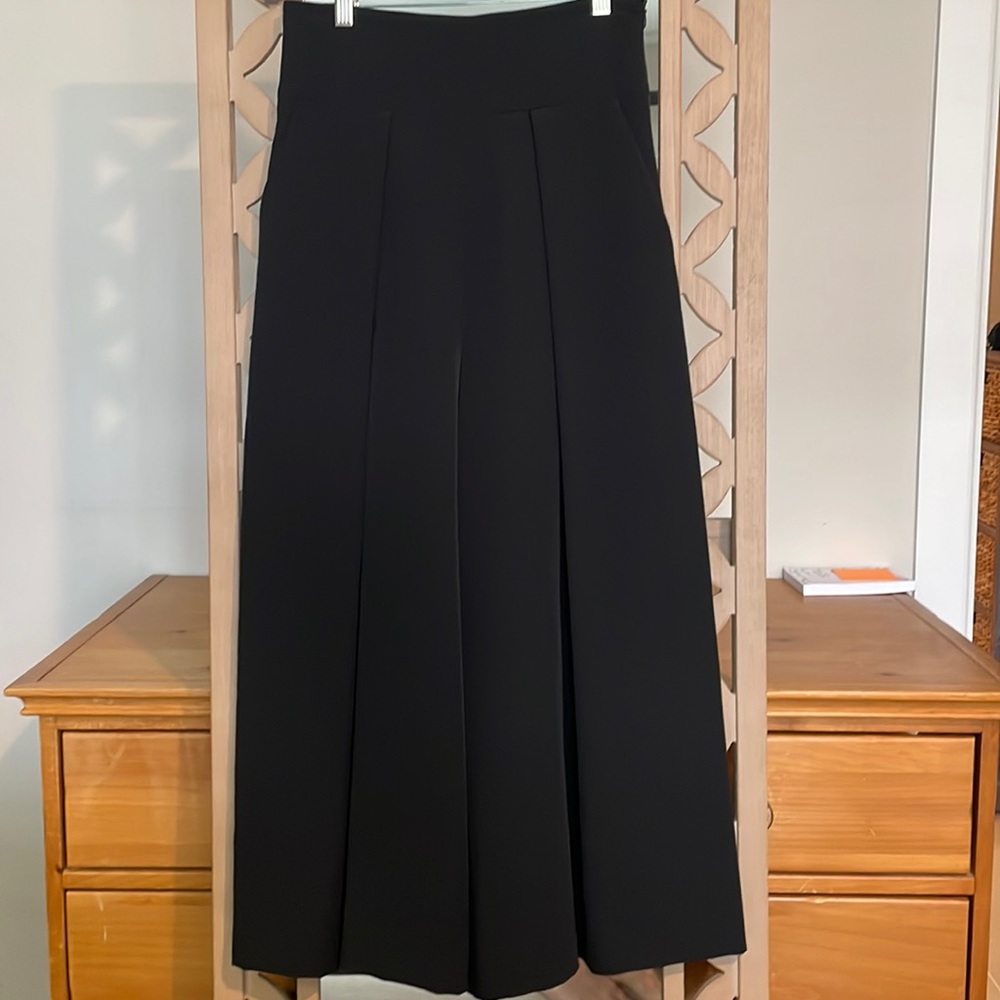 Milly Black High Waist Culottes